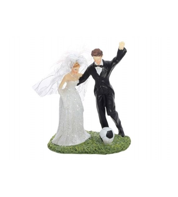 Fig. Newly-Weds with Soccer Ball 14 cm
