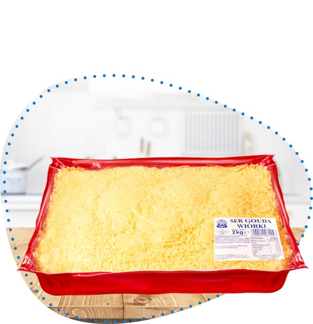 Cheese Gouda Grated 2 kg