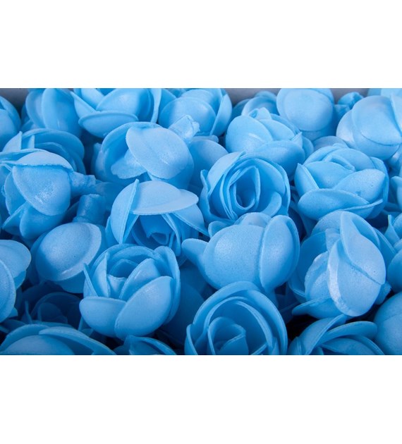 Wafer Roses Medium Blue (100)