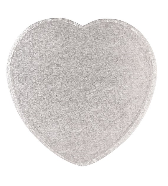 Heart Shaped Drum (9'') 5's silver
