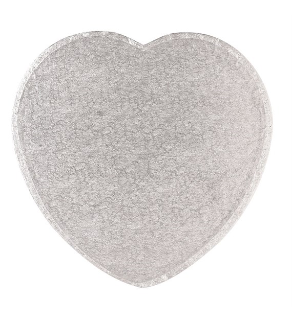 Heart Shaped Drum (12'') 5's silver