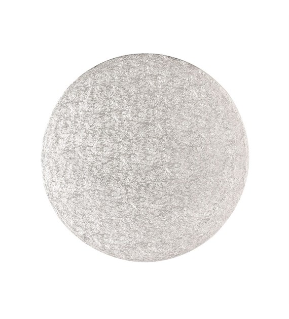 Round Double Thick Card (8'') 25's silver