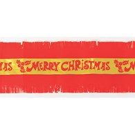 Frill-Gold Merry Xmas-Red-83mm X 7.3M