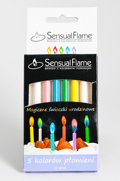 Candles Birthday Sensual Flame (6 pcs)